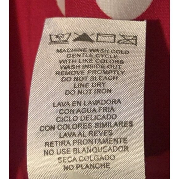 Bonnie Jean Girls Polka Dots Minnie Mouse Dress Size 3T Red White Zip Sleeveless - Picture 8 of 8